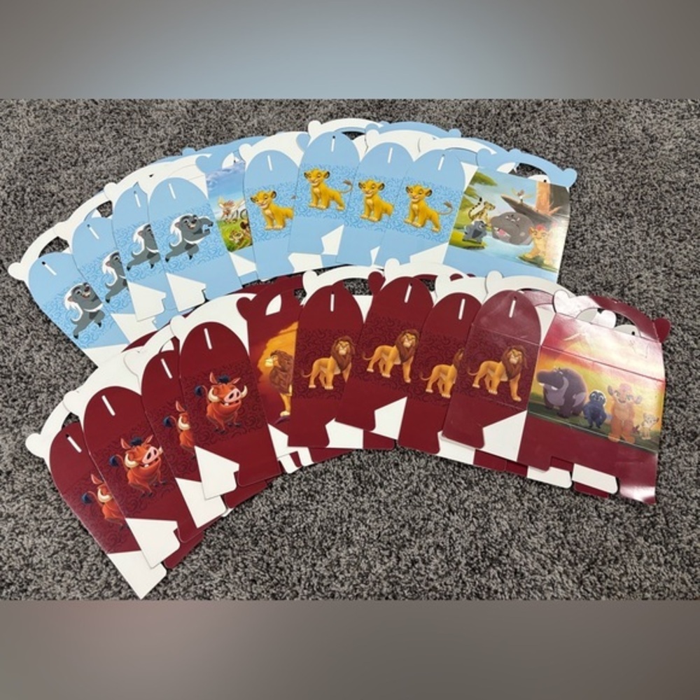 Lion King Themed Party Favor Boxes